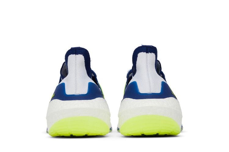 Men's UltraBoost 22 'White Solar Yellow Blue'
