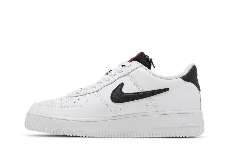 Men's Air Force 1 '07 Premium 'Carabiner - White Habanero Red'