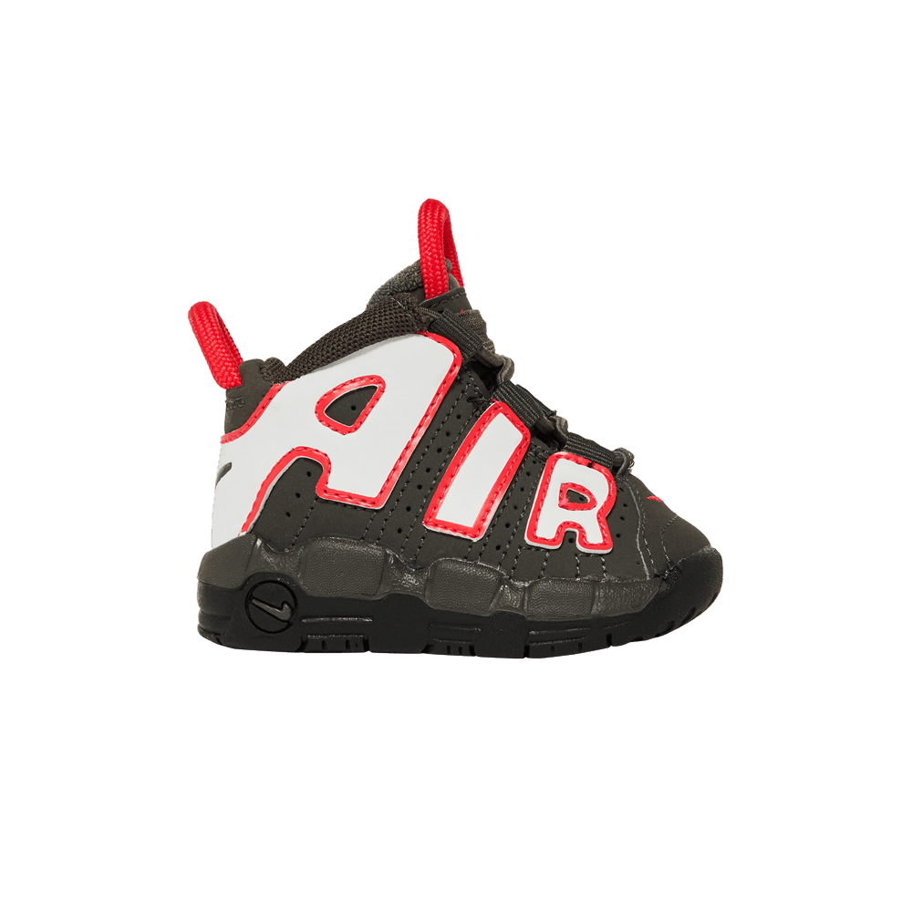 Air More Uptempo TD 'Medium Ash Siren Red White'