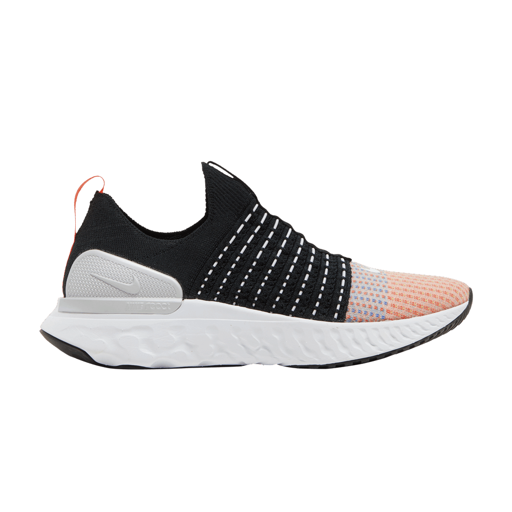Men's React Phantom Run Flyknit 2 'Black Team Orange'
