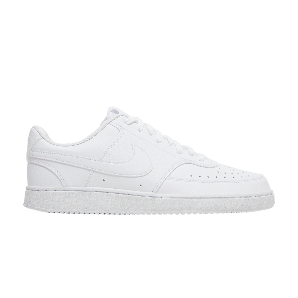 Men's Court Vision Low Next Nature 'Triple White'