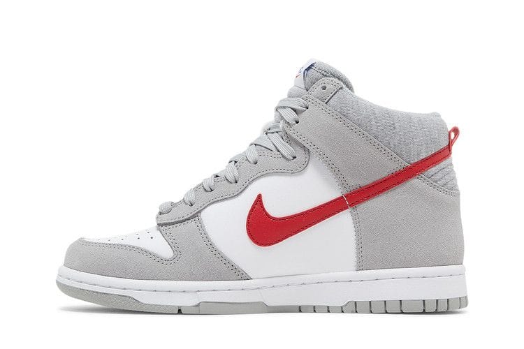 Dunk High SE GS 'Athletic Club - Light Smoke Grey Gym Red'