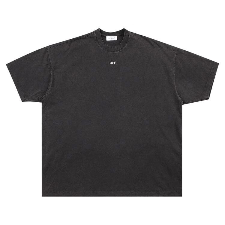 Off-White Stamp Mary Over Shorts-Sleeve T-Shirt Black/White