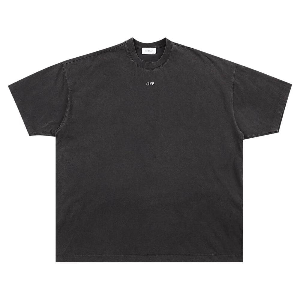 Off-White Stamp Mary Over Shorts-Sleeve T-Shirt Black/White