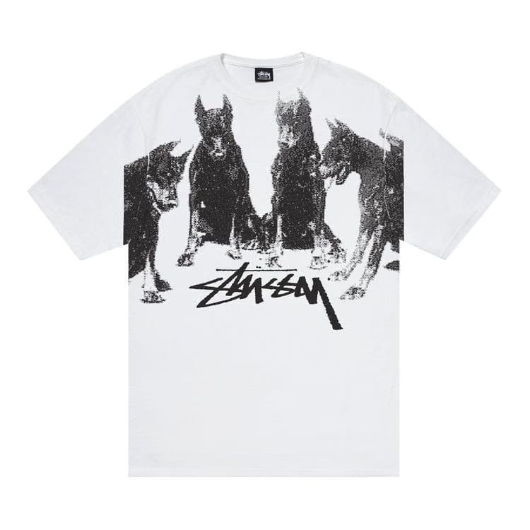 Stussy Dobermans T-Shirt White