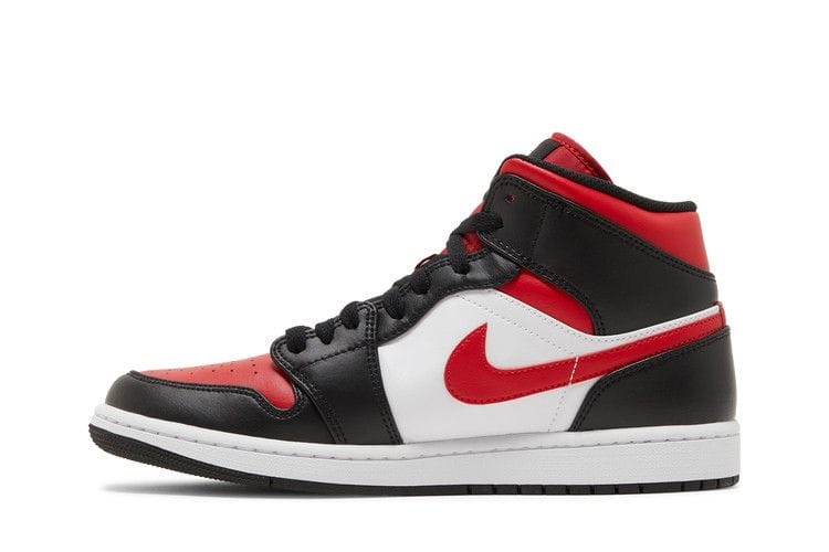 Men's Air Jordan 1 Mid 'Bred Toe'