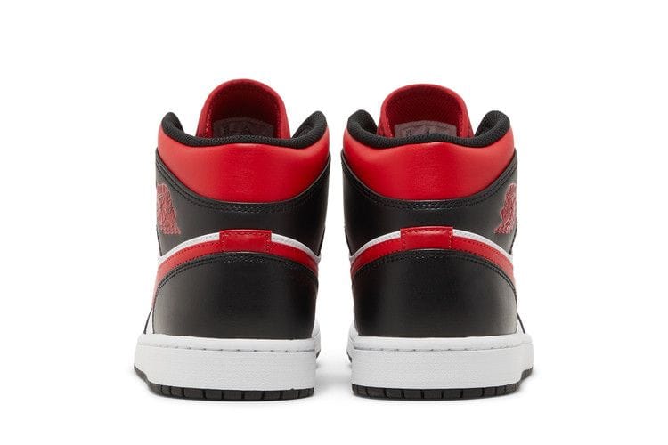 Men's Air Jordan 1 Mid 'Bred Toe'