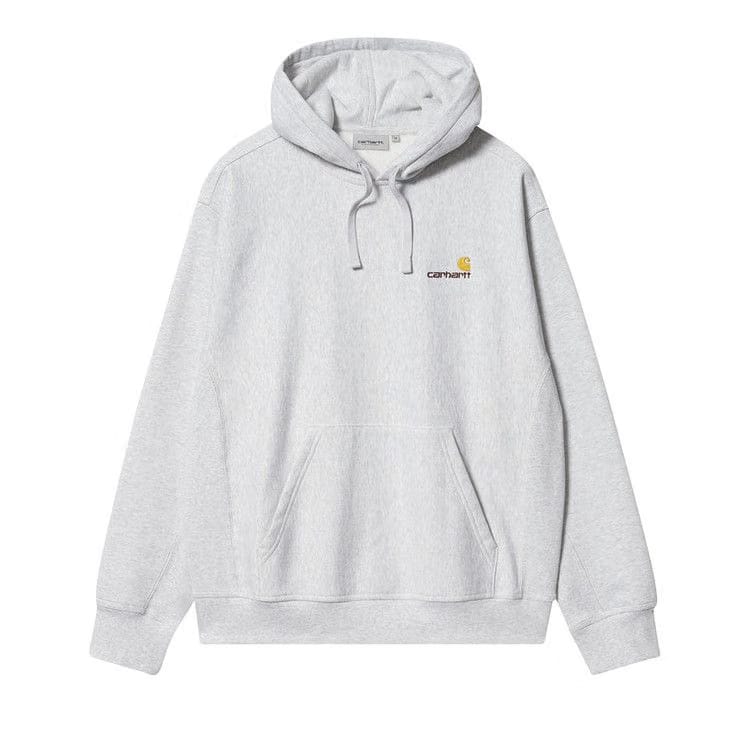 Carhartt WIP Hooded American Script Sweatshirt Grey