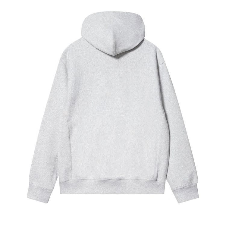 Carhartt WIP Hooded American Script Sweatshirt Grey