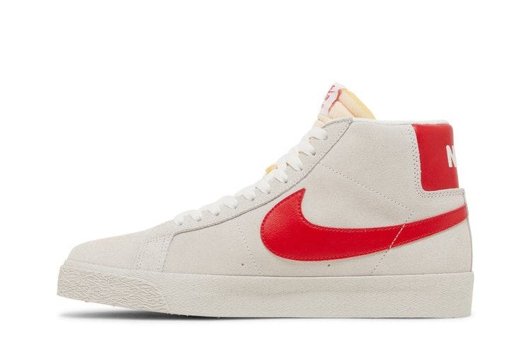 Men's Zoom Blazer Mid SB 'White University Red'