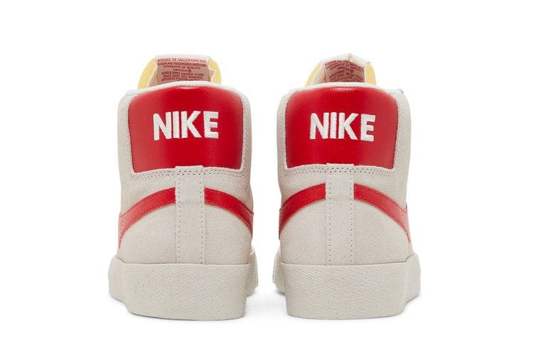 Men's Zoom Blazer Mid SB 'White University Red'