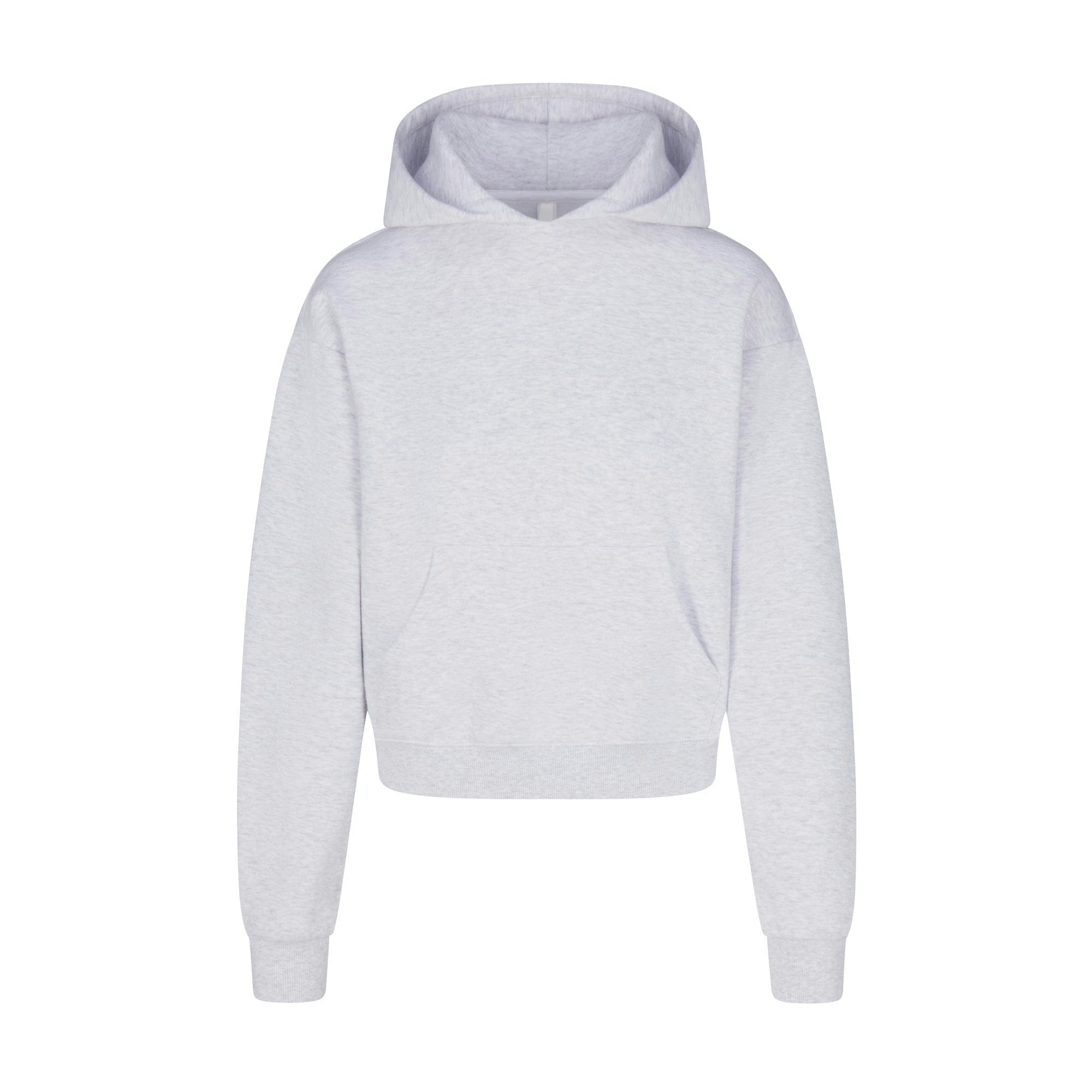 Skims Cotton Fleece Classic Hoodie Light Heather Grey