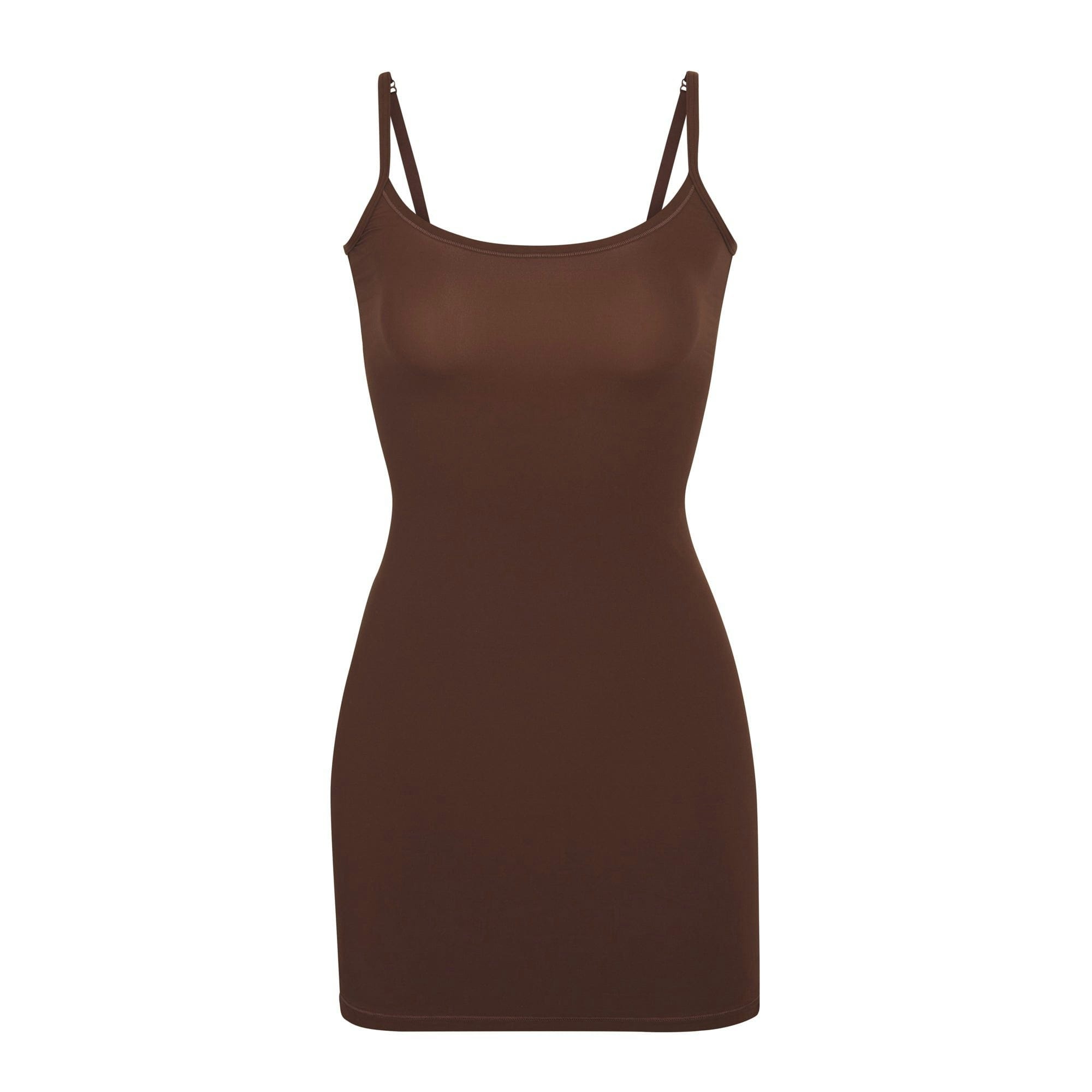 Skims Fits Everybody Slip Dress Cocoa