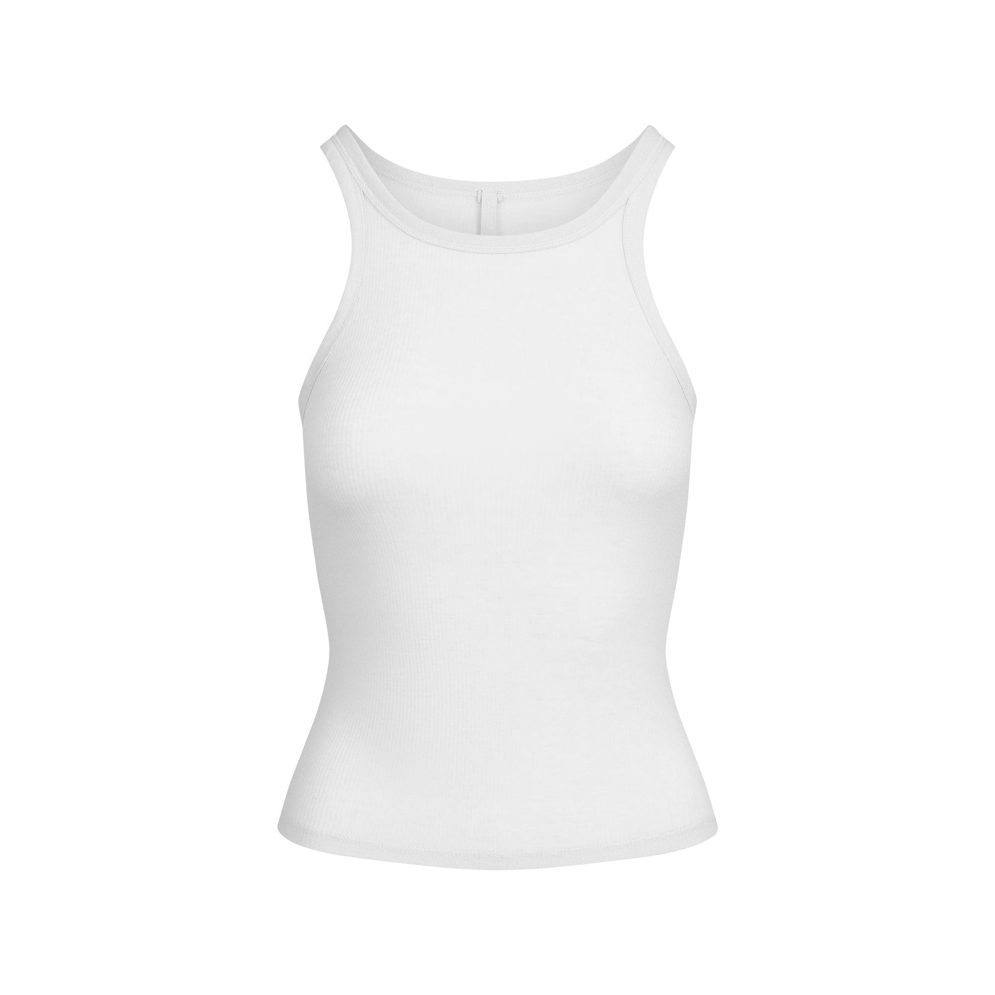 Skims Sheer Rib Tank Snow