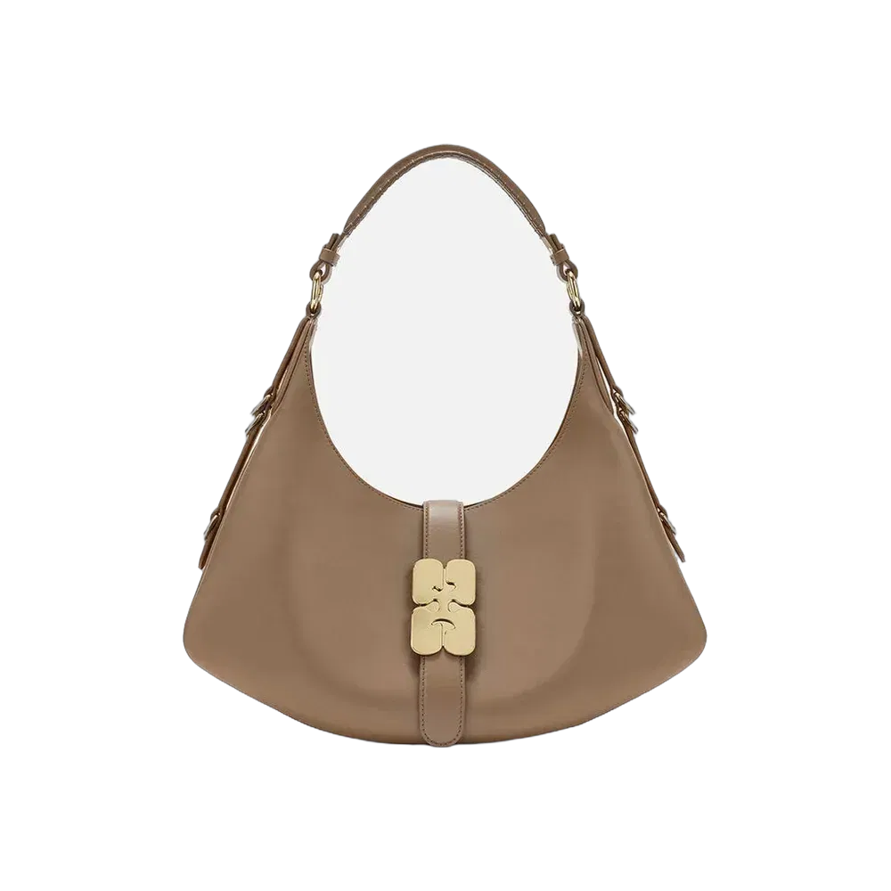 Ganni Small Kat Bag in Brown