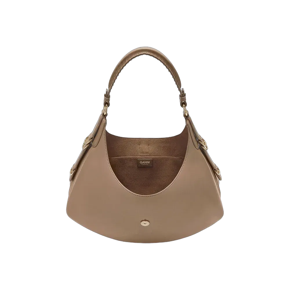 Ganni Small Kat Bag in Brown