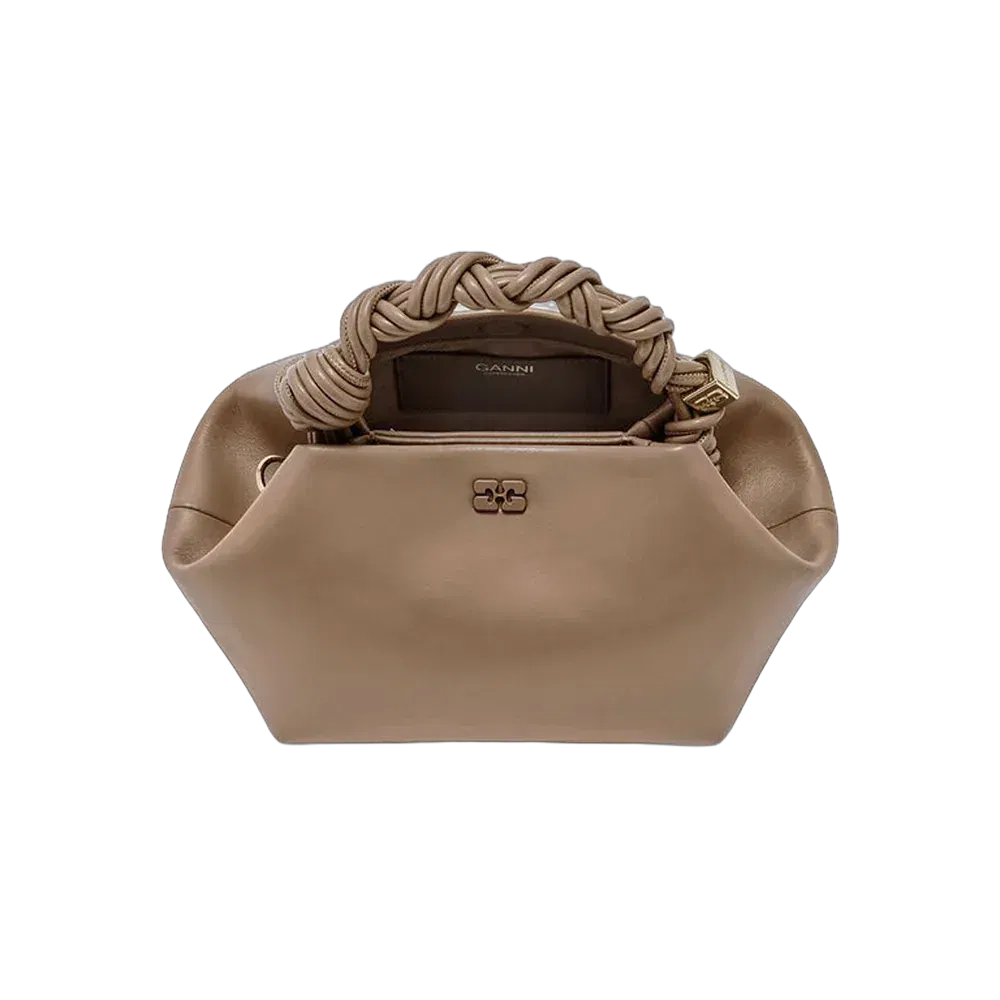 Ganni Small Bou Bag in Brown