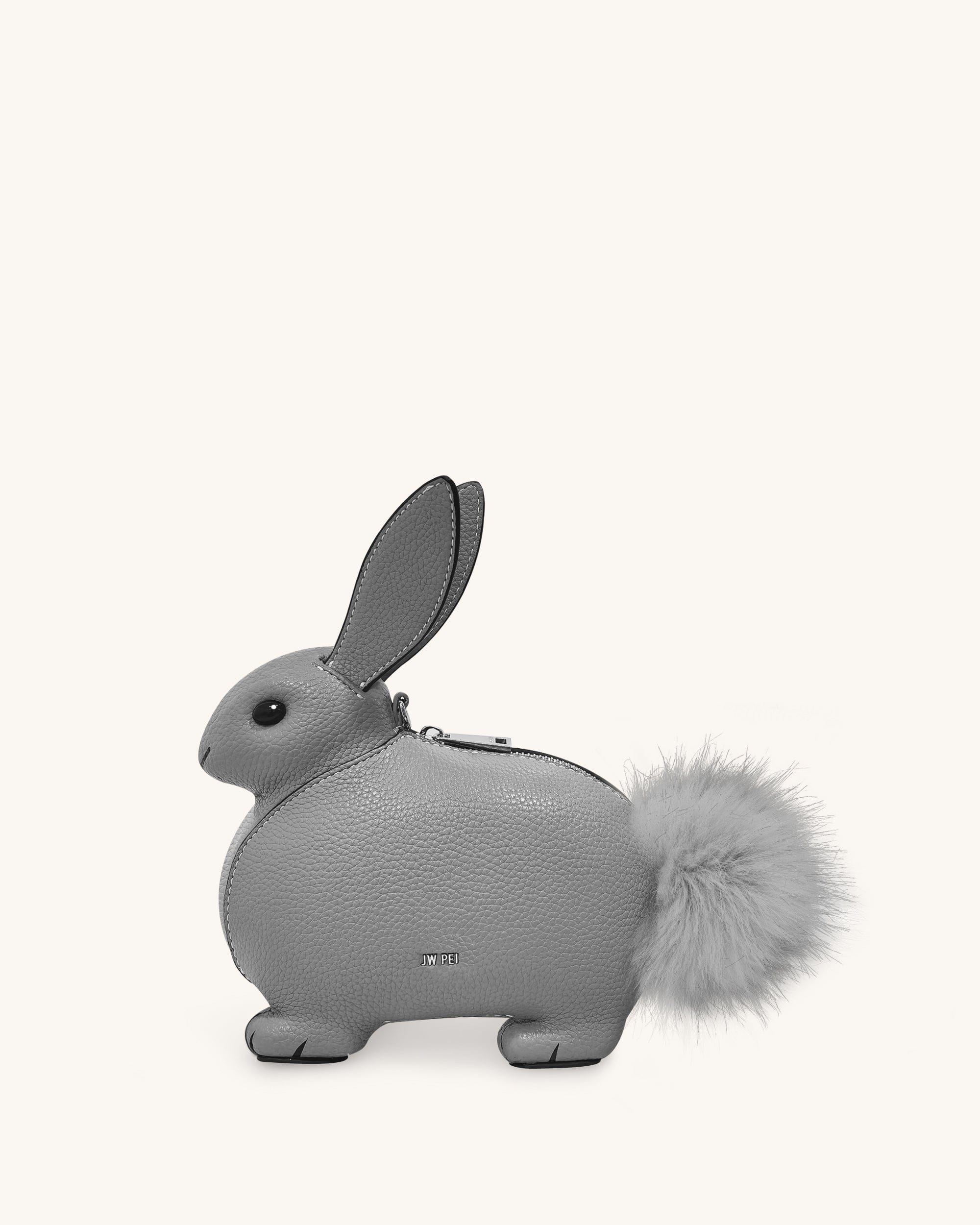 JW PEI Alena Bunny Crossbody Bag Grey