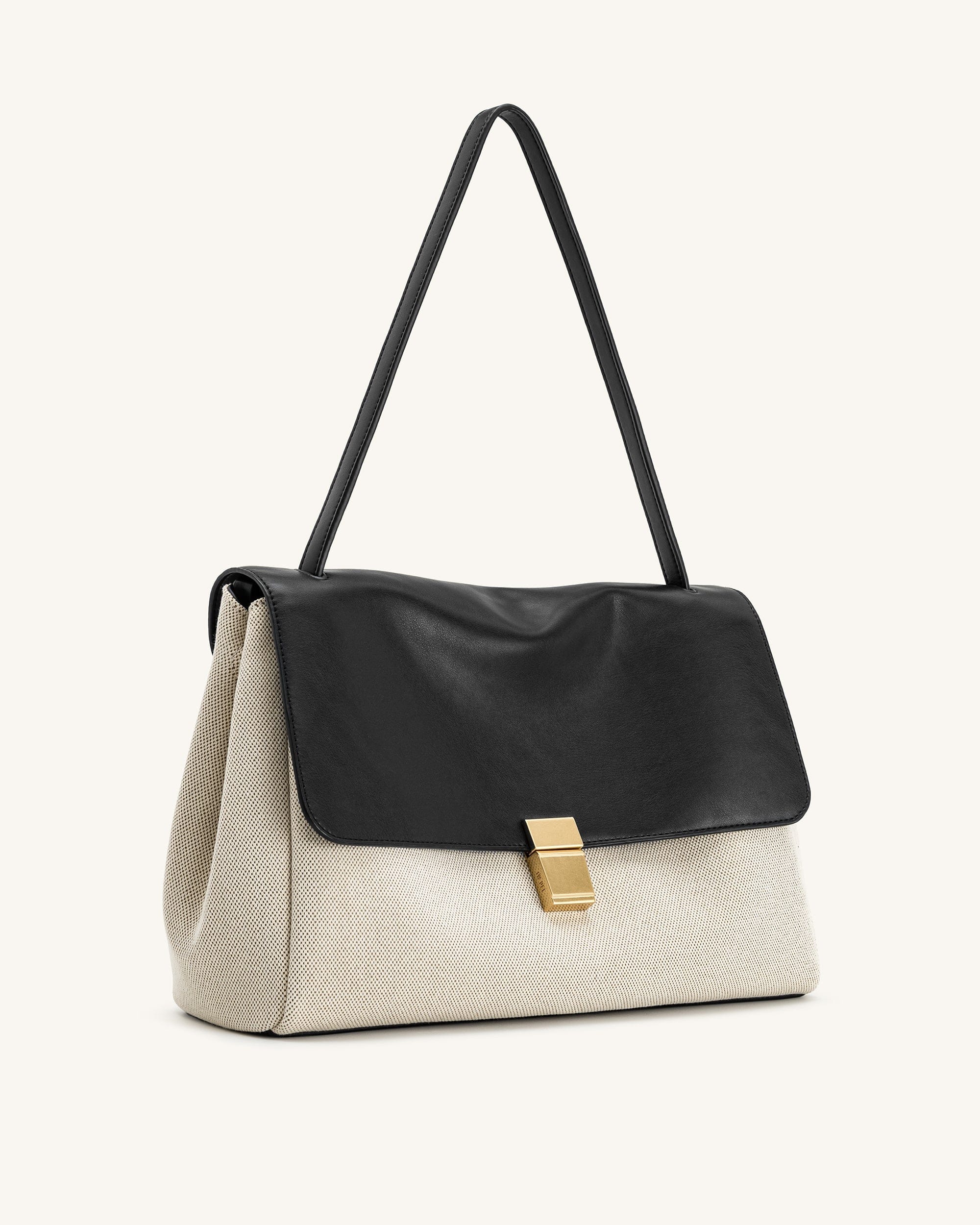 JW PEI Hilary Shoulder Bag Black Canvas
