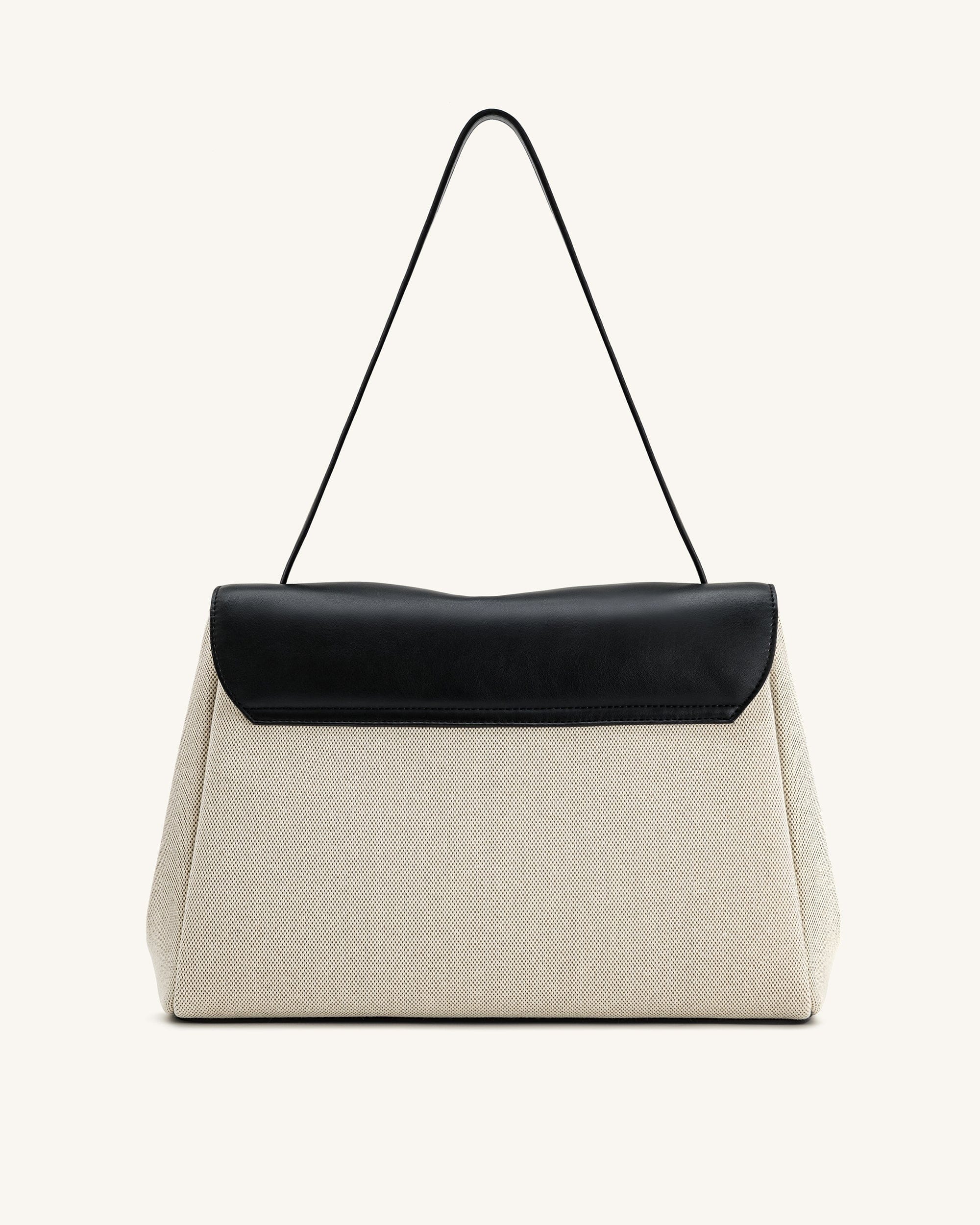 JW PEI Hilary Shoulder Bag Black Canvas