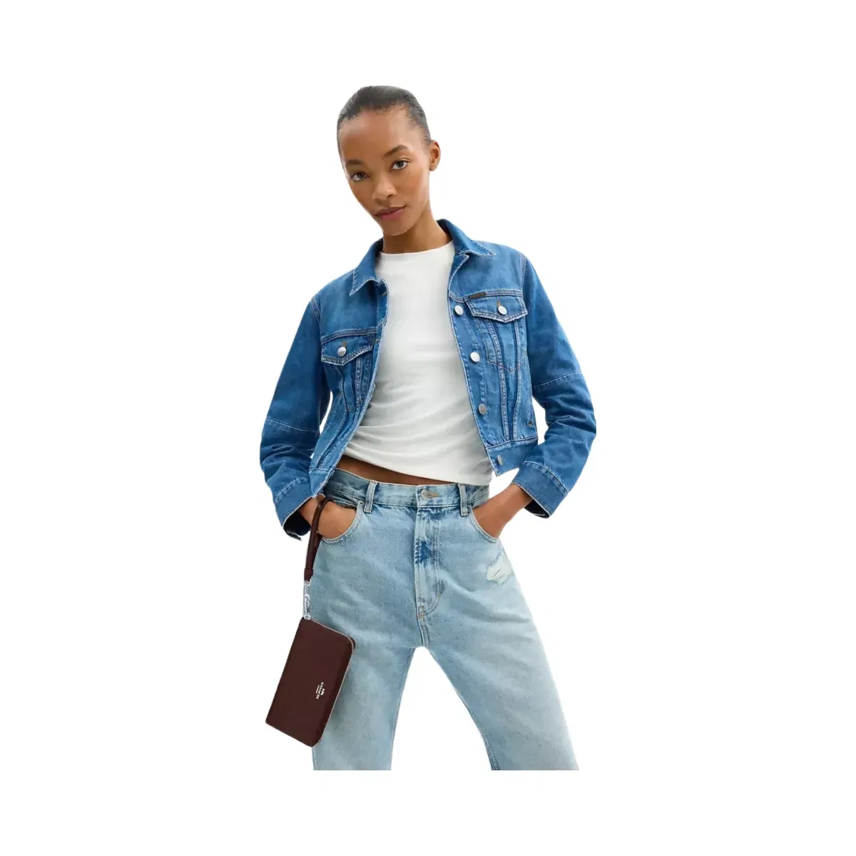 Coach Long Zip Around Wallet With Quilting in Silver Maple