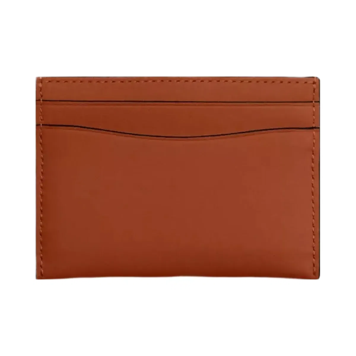 Coach Essential Card Case in Brass Amber Brown