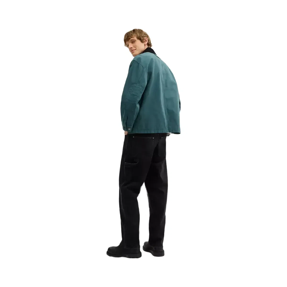 Coach Chore Coat in Washed Teal