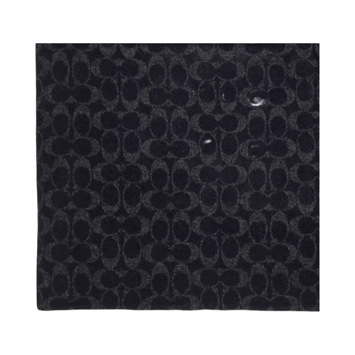 Coach Double Faced Wool Coat in Navy Blue
