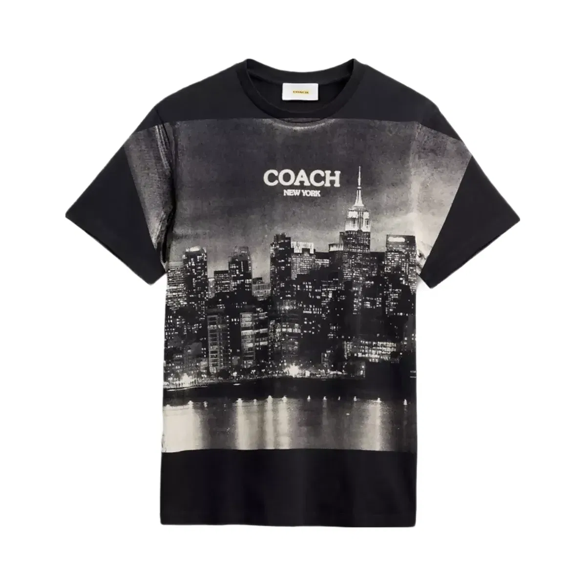 Coach Postcard T - Shirt in Black