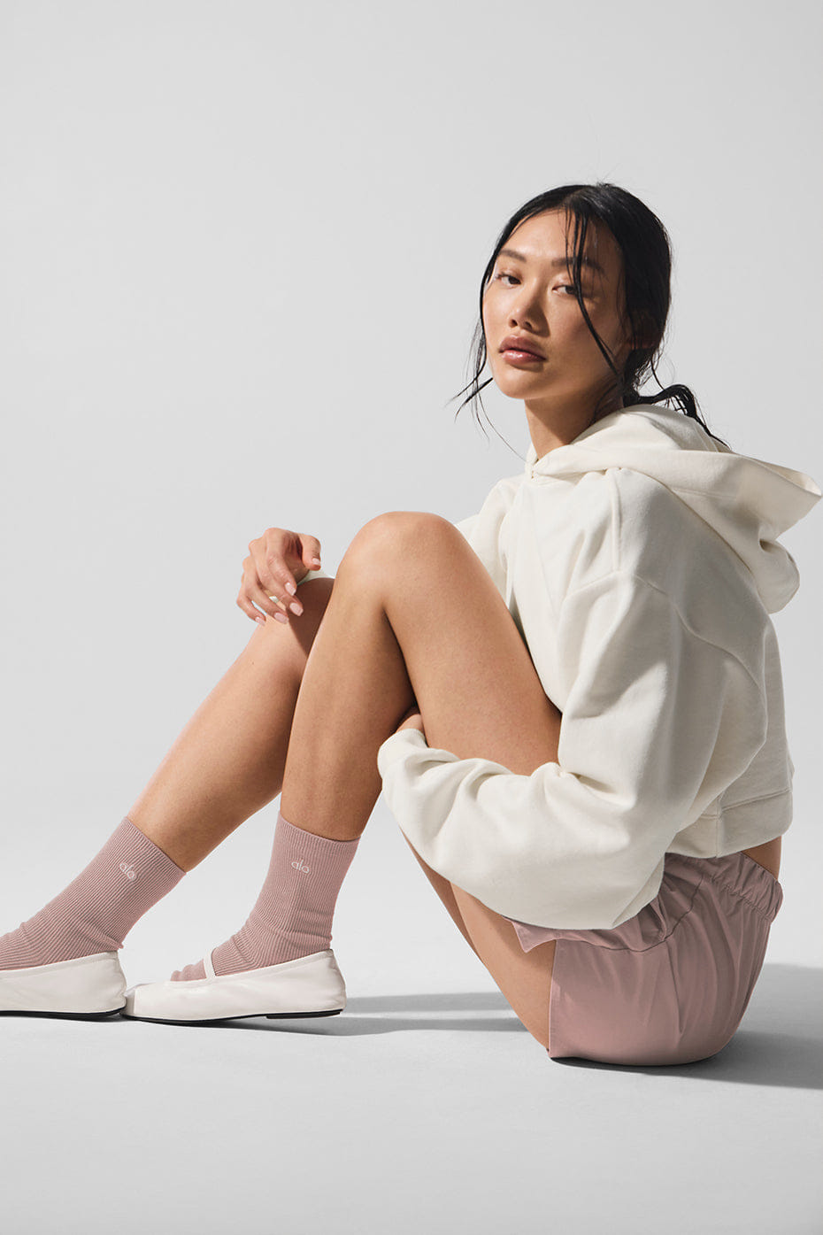 ALO Yoga Unisex Half - Crew Understated Sock
