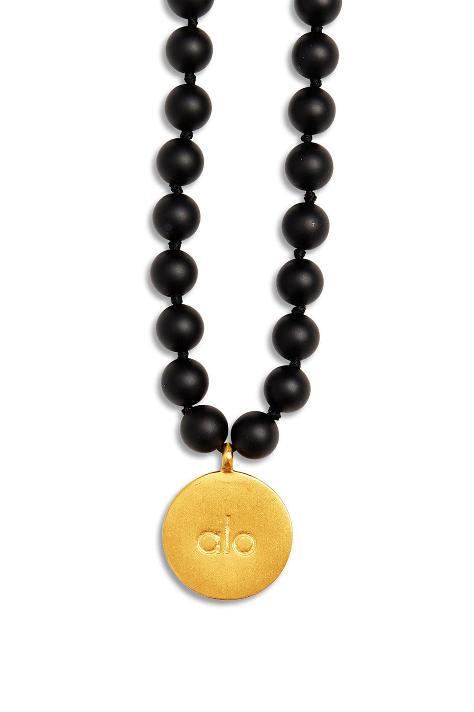 ALO Yoga Black Onyx Mala Necklace