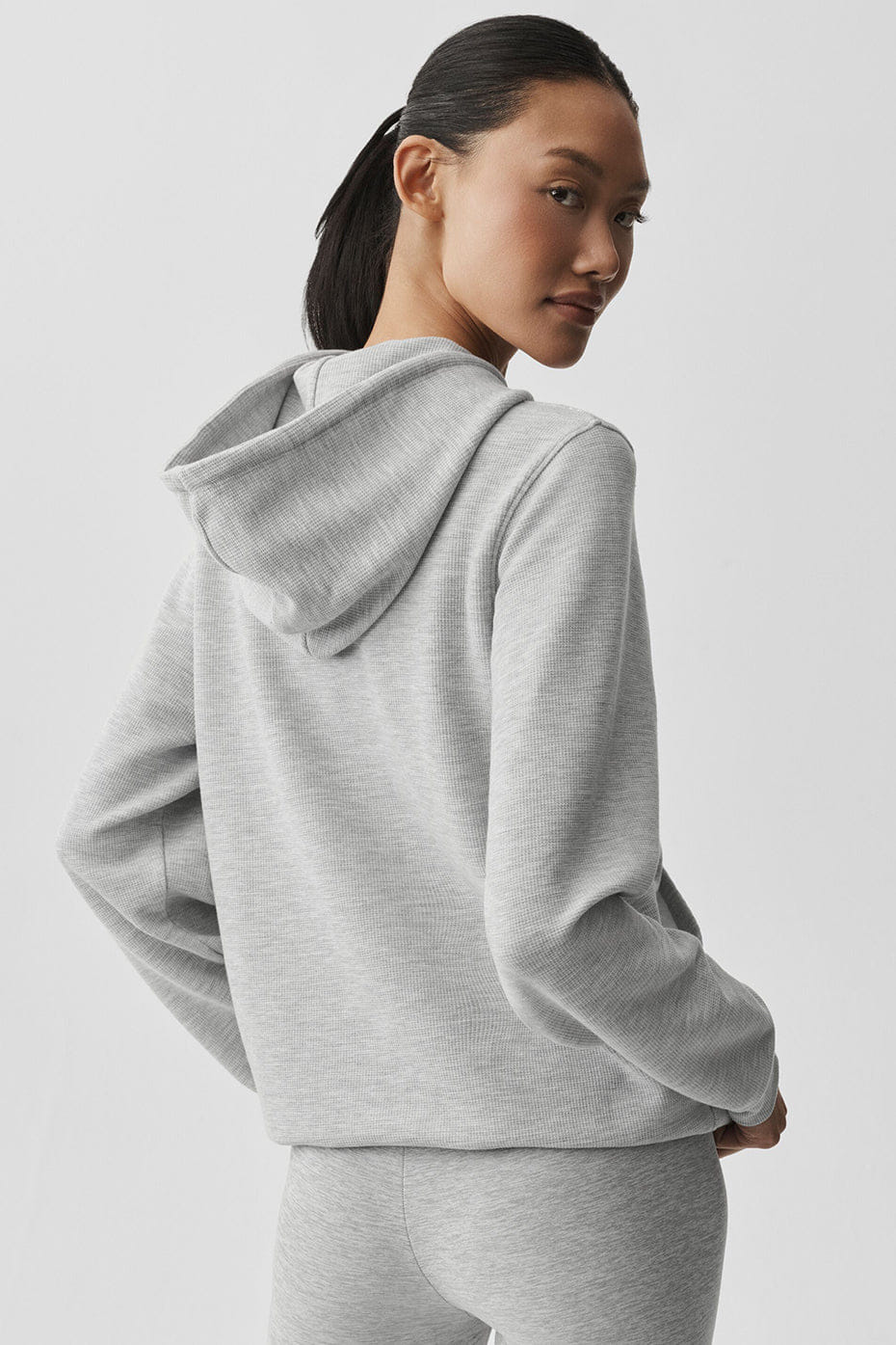 ALO Yoga Women'S Micro Waffle Fast Break Hoodie