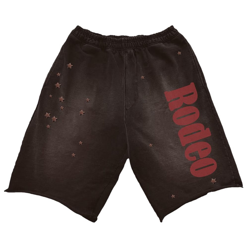 Cactus Jack by Travis Scott x Sp5der Days Before Rodeo Shorts Brown