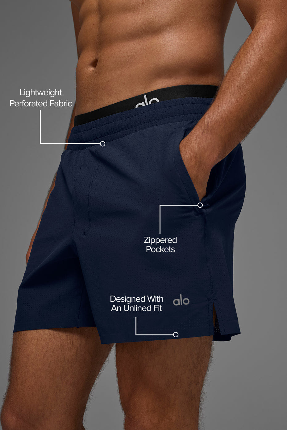 ALO Yoga 5" Traction Running Short