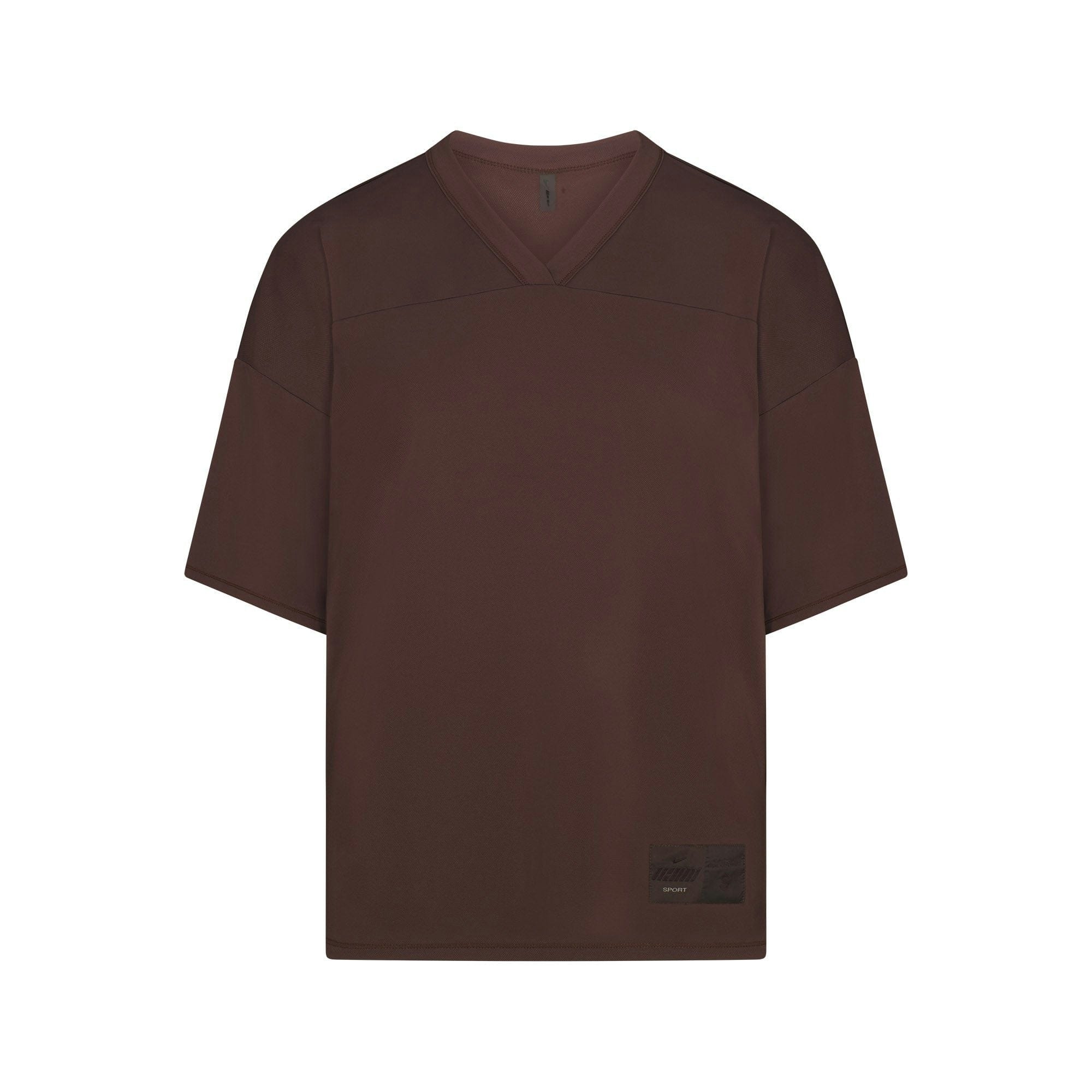 Skims Nikeskims Airy V - Neck Oversized Top Dark Sepia