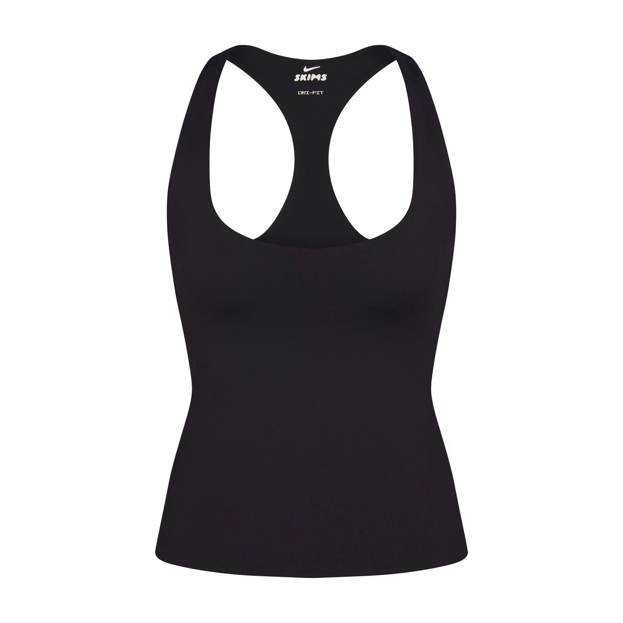 Skims Nikeskims Matte Racer Back Tank Obsidian