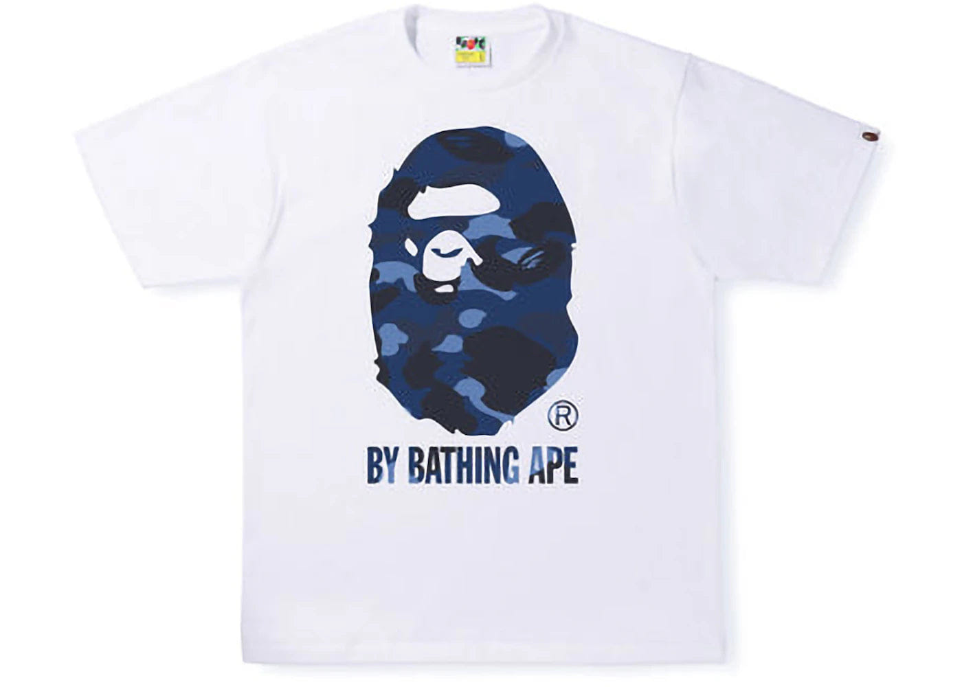 BAPE Color Camo By Bathing Ape T-Shirt (Ss22) White Navy
