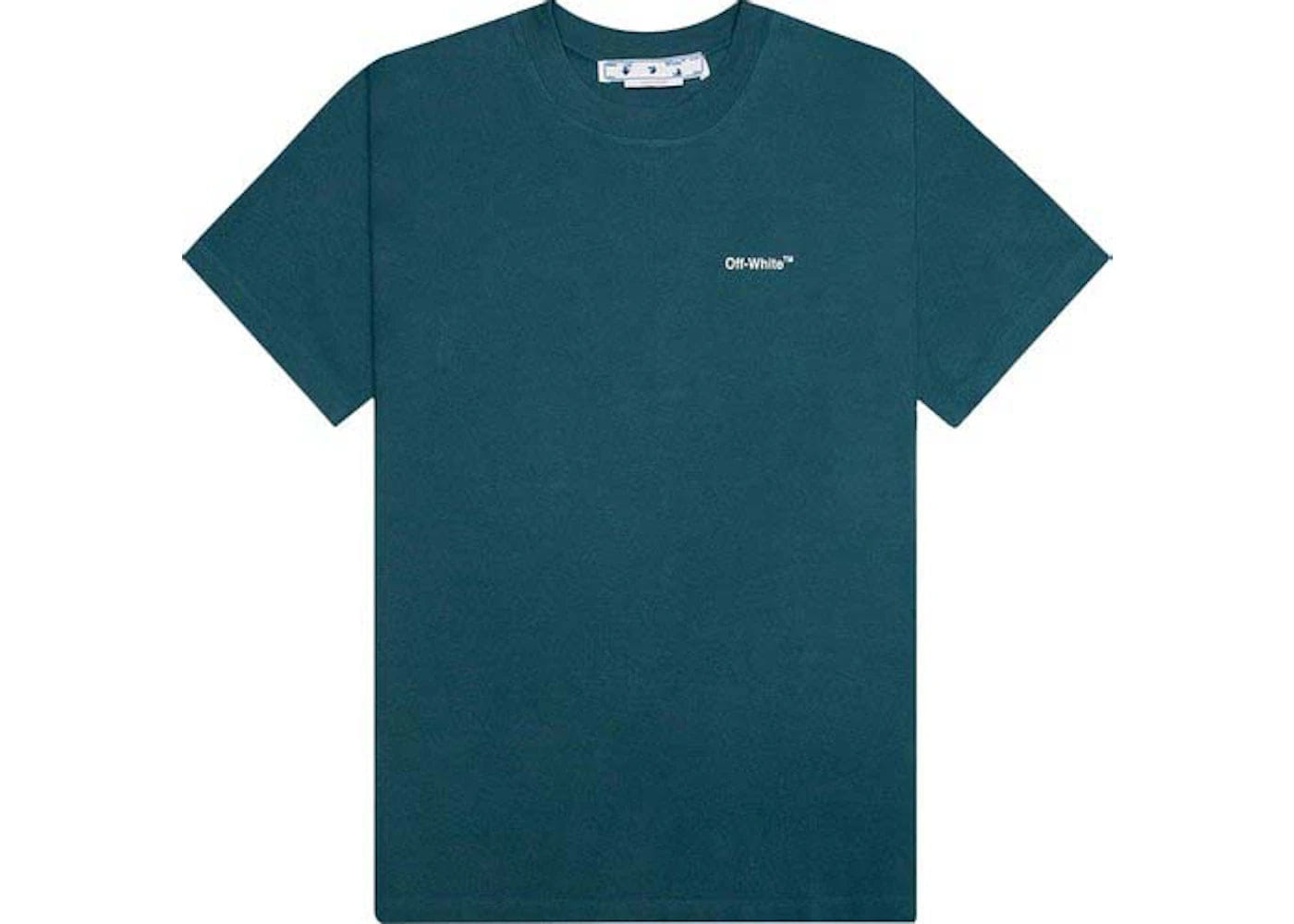 Off - White Chain Arr Slim S/S T - Shirt Duck Green