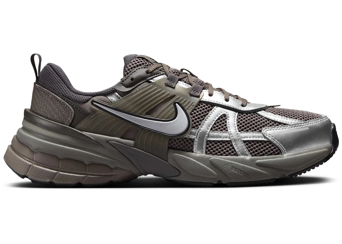 Nike V2K Run Cave Stone Flat Pewter Medium Ash Metallic Silver