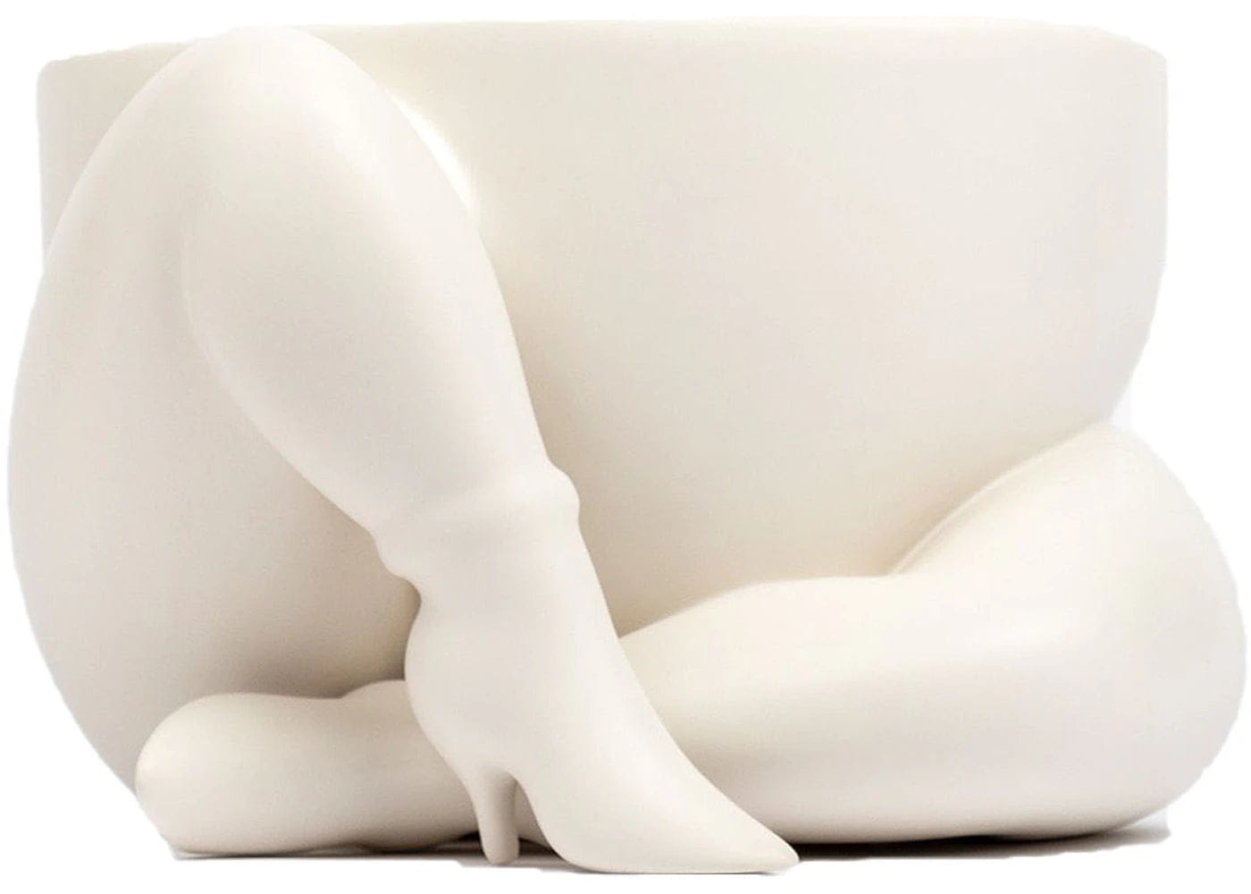 Parra x Case Studyo A High Heeled Two Legged Planter White