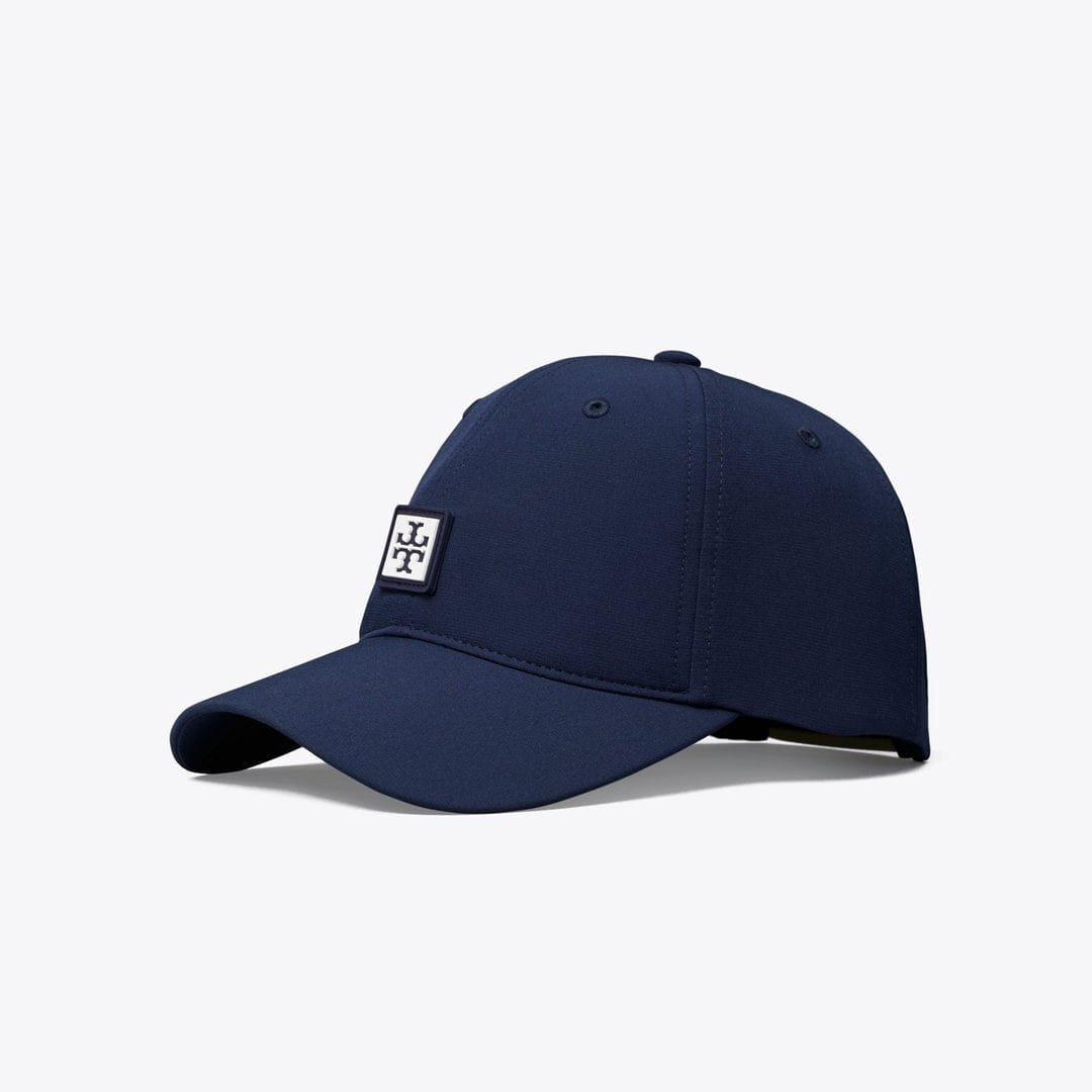 Tory Burch Logo Elastic Cap Tory Navy