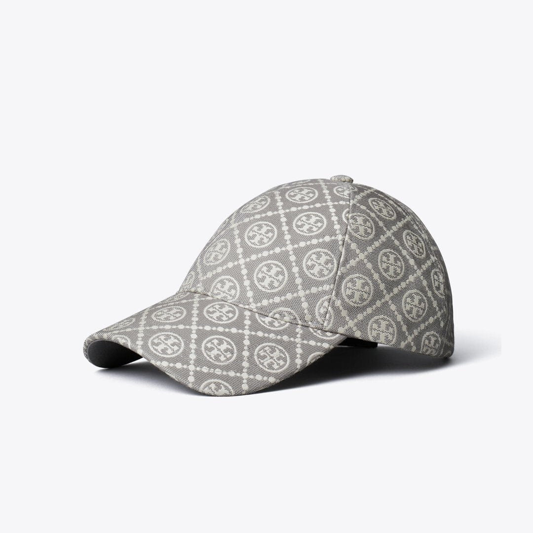 Tory Burch T Monogram Baseball Cap Dorian Gray
