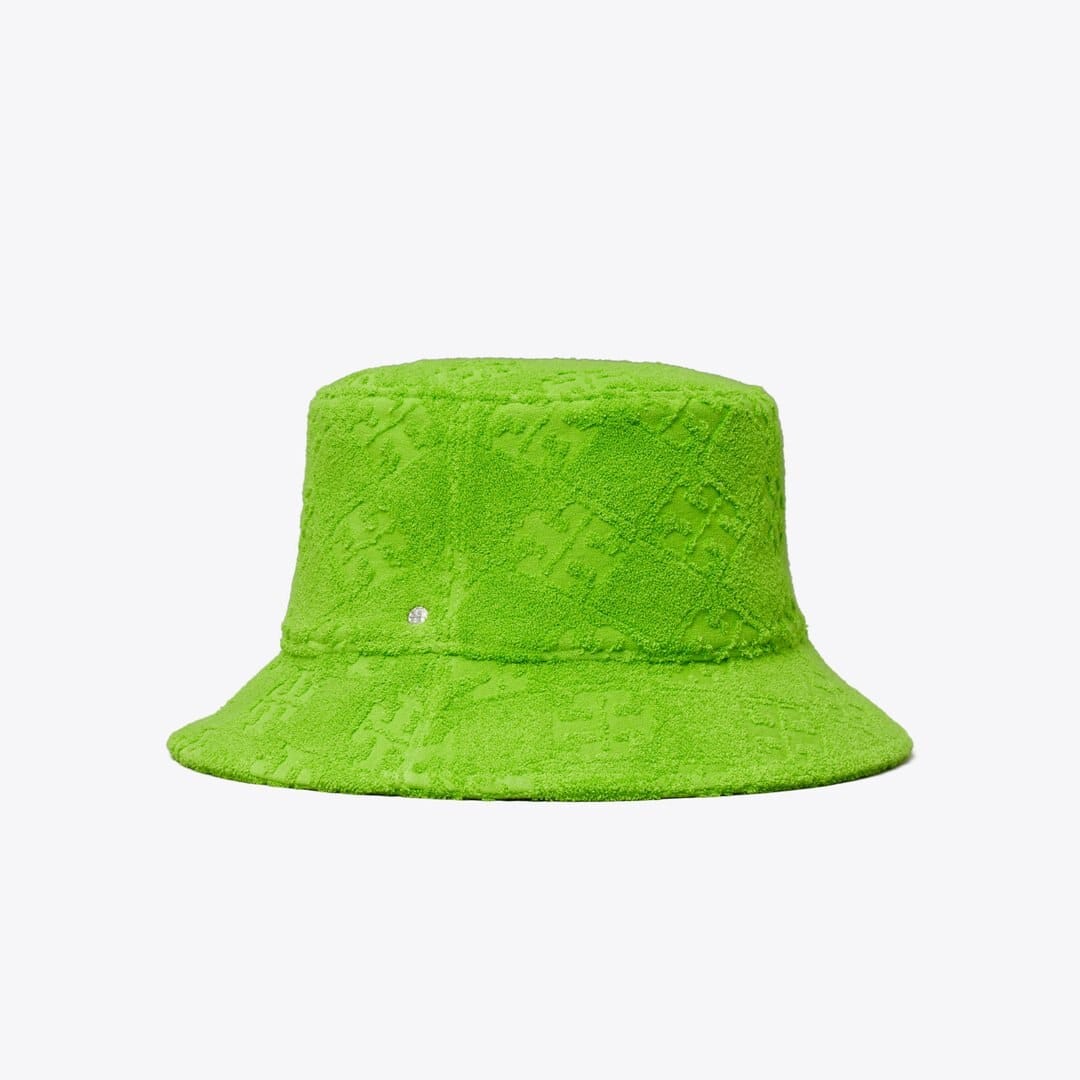 Tory Burch Terry Bucket Hat Bright Fern