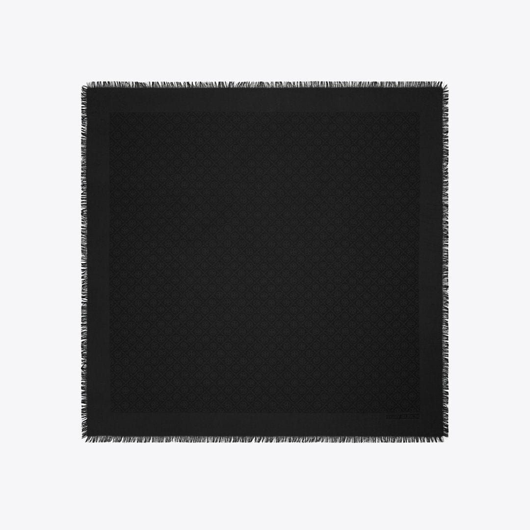 Tory Burch T Monogram Jacquard Traveler Black