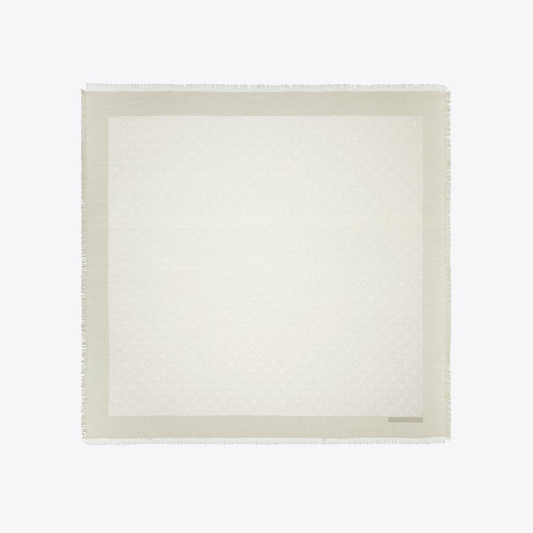 Tory Burch T Monogram Jacquard Traveler NEW IVORY
