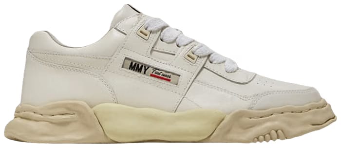 Maison Mihara Yasuhiro Parker OG Sole Paraffin Leather White