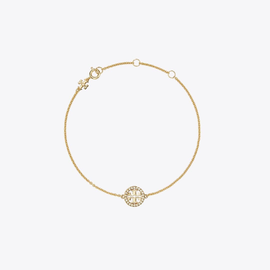 Tory Burch Icon Pav Chain Bracelet Tory Gold / Crystal