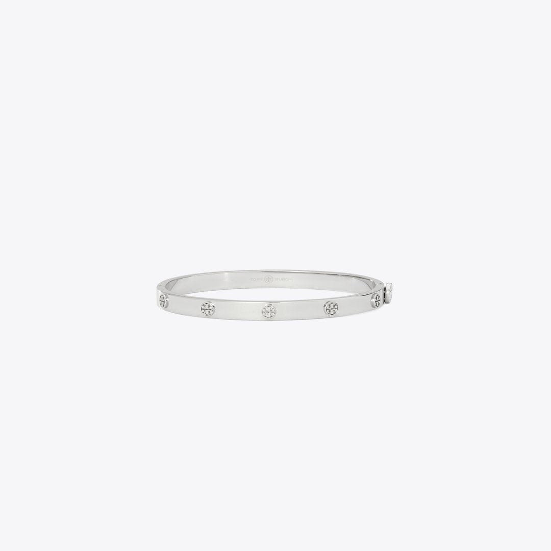 Tory Burch Icon Thin Hinge Bracelet Tory Silver