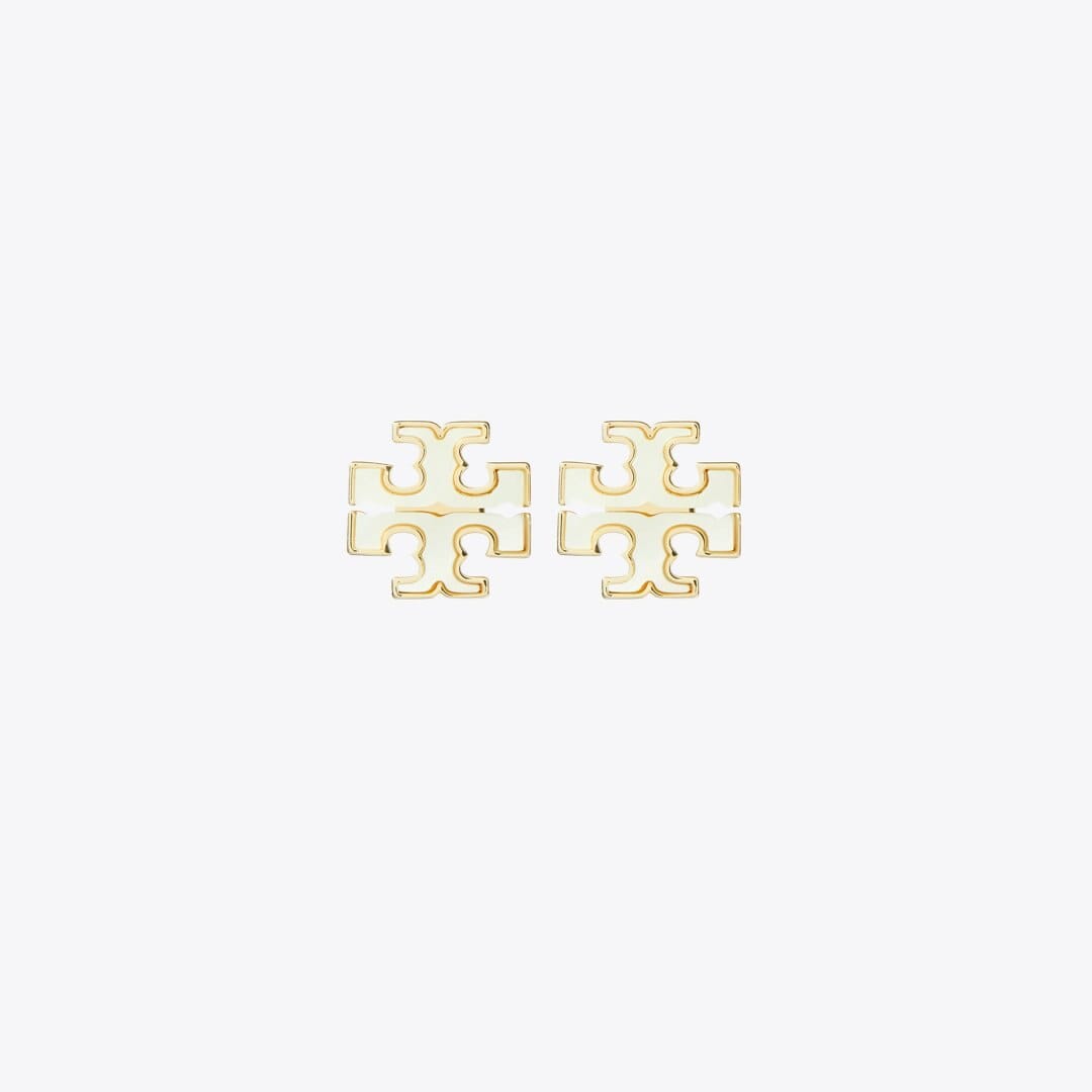 Tory Burch Moondance Stud Earrings Tory Gold / Mother of Pearl