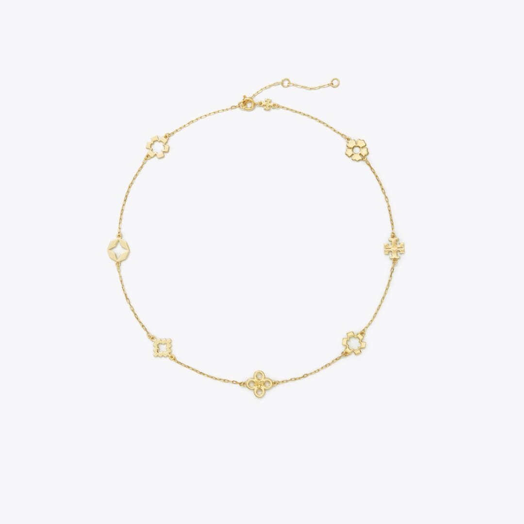 Tory Burch Forget Me Not Necklace Tory Gold